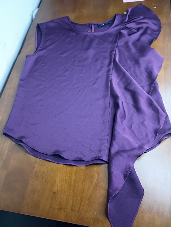 Dkny Tops - DKNY Deep Purple Sleeveless Blouse